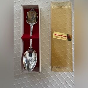 HUMMEL CHRISTMAS SILVER PLATED SPOON, 1983 LIMITED EDITION, W. GERMANY